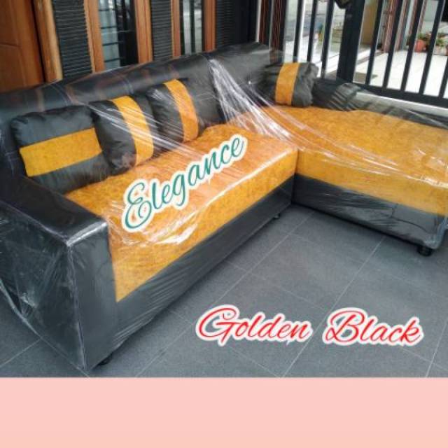 Sofa Sudut L dg Meja Kaca Pekanbaru saja