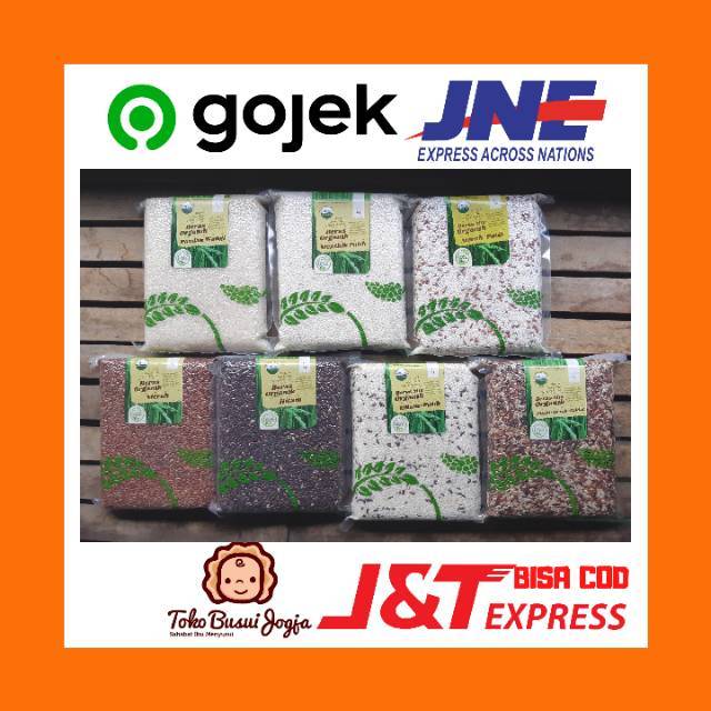 

Beras 1 Kg Kemasan Vakum Lingkar Organik Merah Pandan Wangi Menthik Putih Hitam Coklat Whole Grain