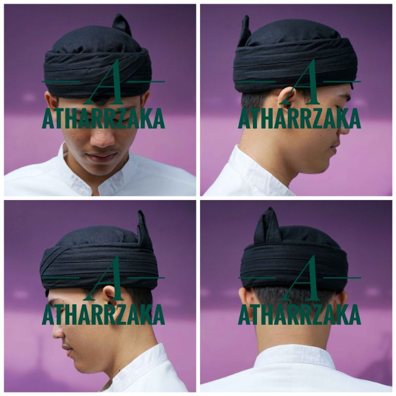 Blangkon Iket Sunda Candra Sumirat model Jaya Prakosa Premium Warna Hitam