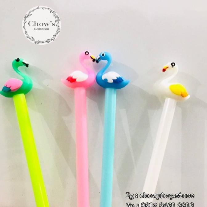 

Pulpen Pena Gel Unik Karakter - FLAMINGO chowp11