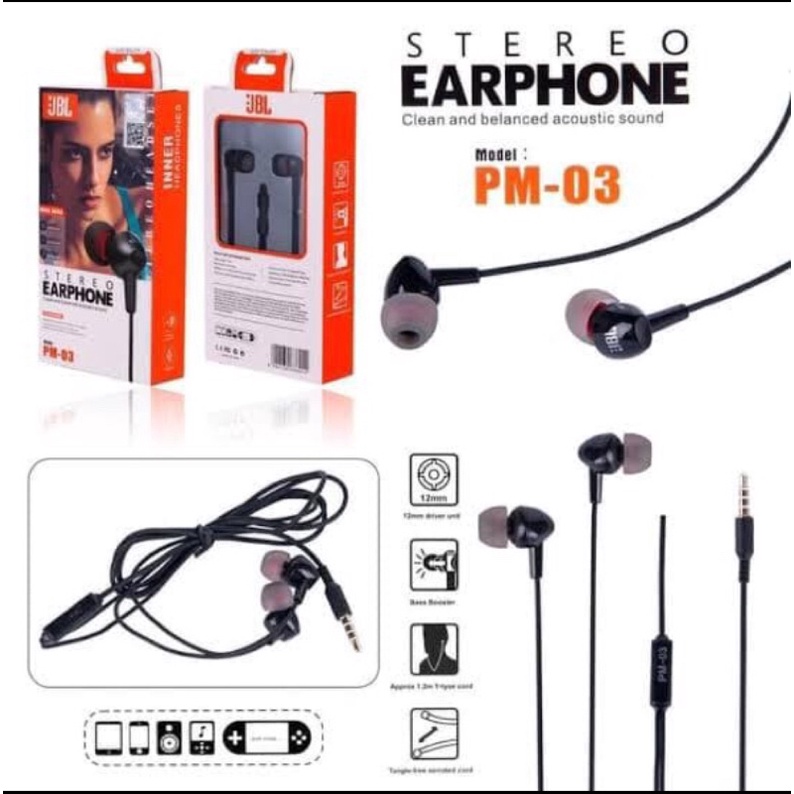 earphones Jbl PM-03