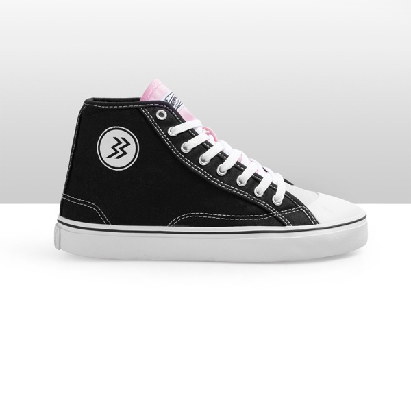 Geoff Max Official - Timeless Hi Black Pink | Sepatu Wanita | Sepatu Unisex | Sepatu Pria