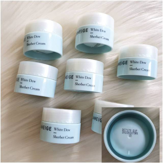 Laneige white dew sherbet cream