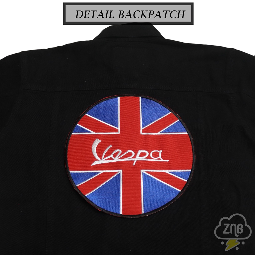 Backpatch vespa patch bordir vespa patch best quality