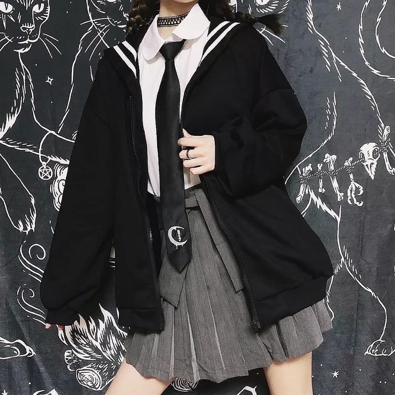 Simply Sailor Jacket Pelaut lolita Seifuku Jepang Kawaii Jaket Korea Seragamk