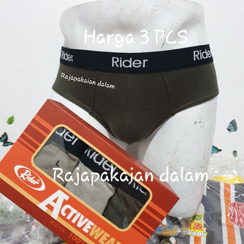 Celana dalam pria Rider R 315 Harga 3 PCS