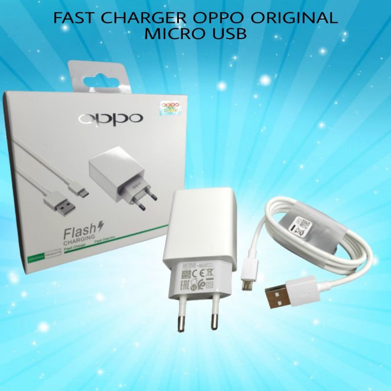 Charger Oppo Original Fast Charging 2A Micro USB | Shopee