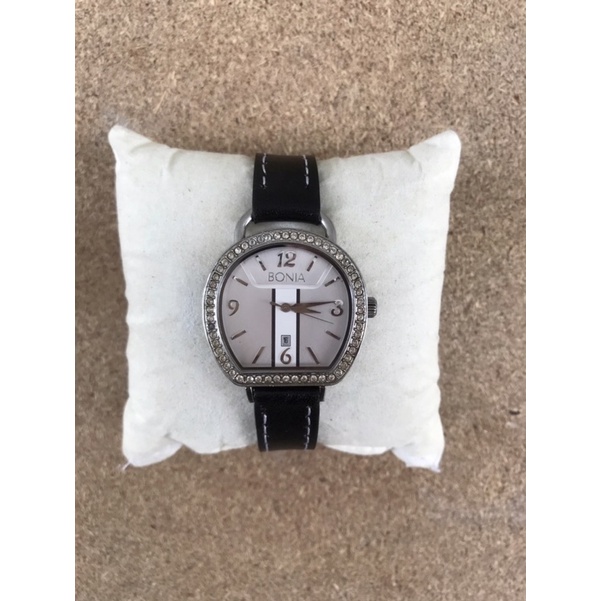 Jam Tangan Wanita BONIA Bekas Second Preloved Analog Original Fashion Stainless Steel Klasik Style A