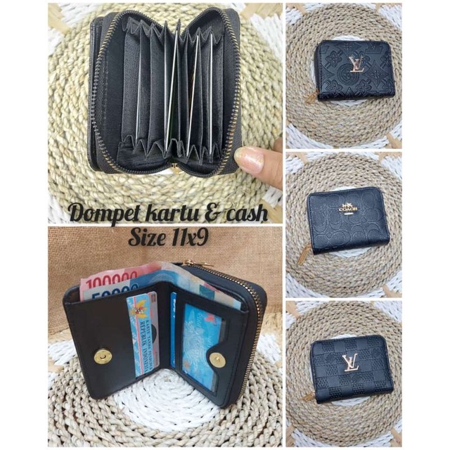 Dompet lipat mini kartu dan cash terbaru