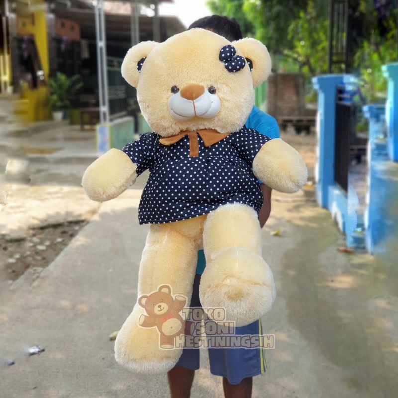 boneka teddy bear dress SNI big JUMBO