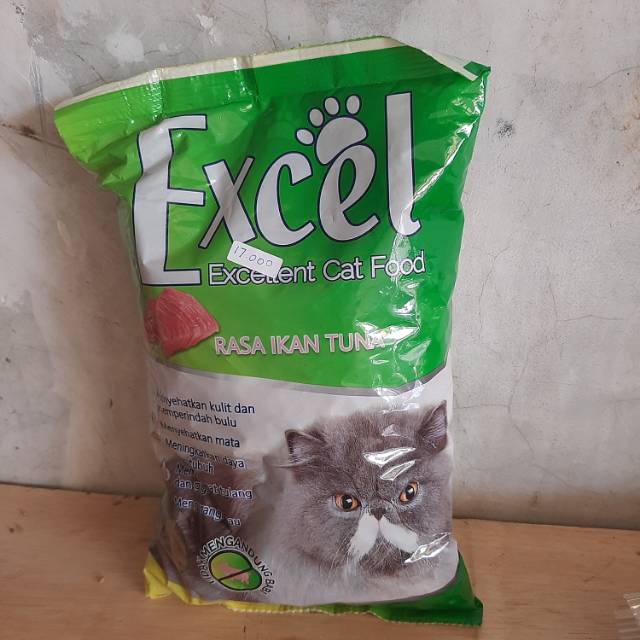 

MAKANAN KUCING/CAT FOOD EXCEL TUNA IKAN 500gr