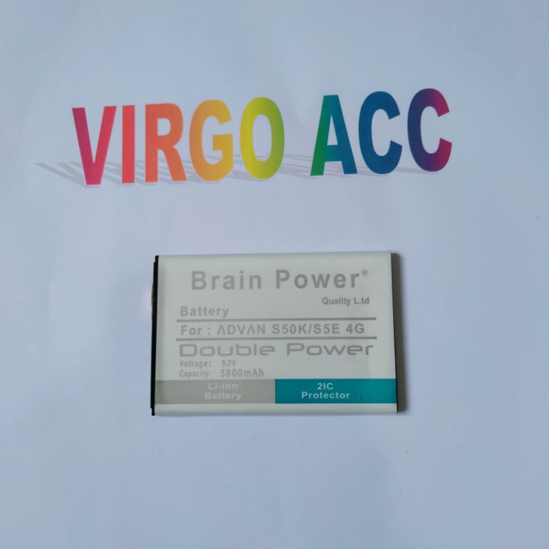 Baterai Batre Battery Advan S50K / Advan S5E 4G Double Power Battery Hp