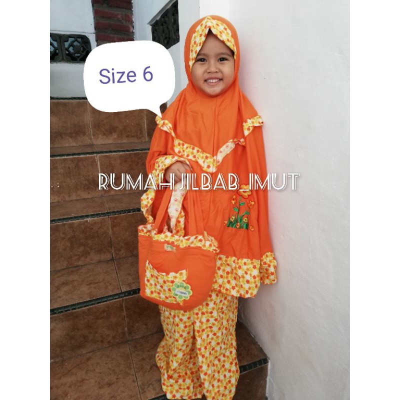 PROMO DISKON MUKENA ANAK DELIMA COLLECTION ORIGINAL NO.6