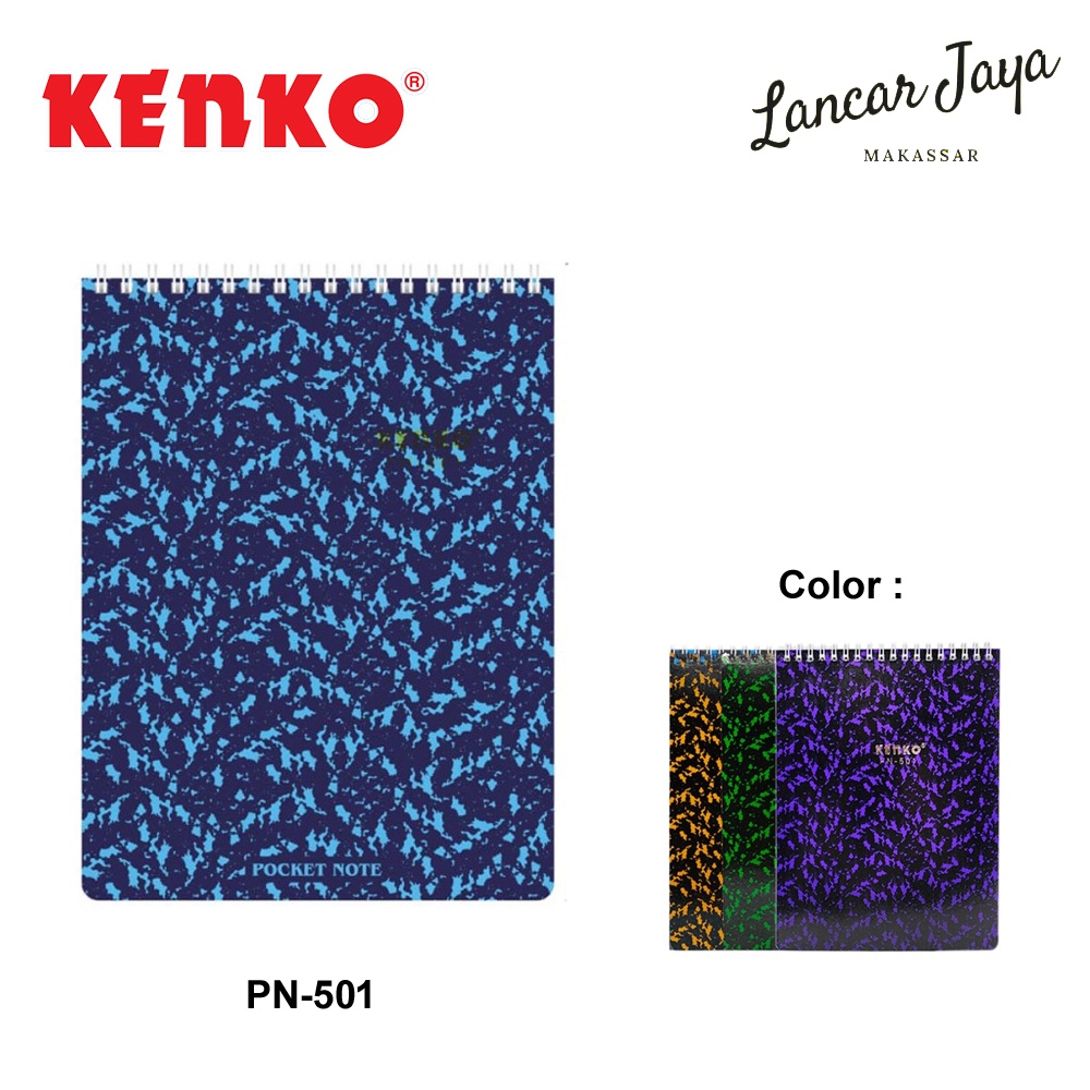 

Ruled Notebook Pocket Note Buku Catatan Bergaris Kenko PN-501