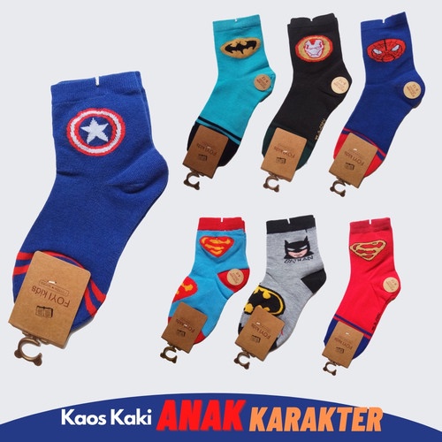 3 PASANG Kaos kaki Anak Laki-Laki kaus kaki sekolah TK SD motif - kaos kaki anak tk laki laki, kaos 