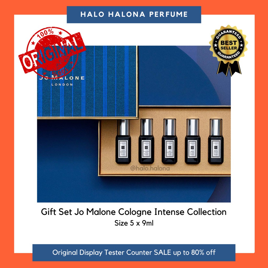 Gift Set Jo Malone Cologne Intense Collection Box Segel Parfum Original Authentic Tester Display