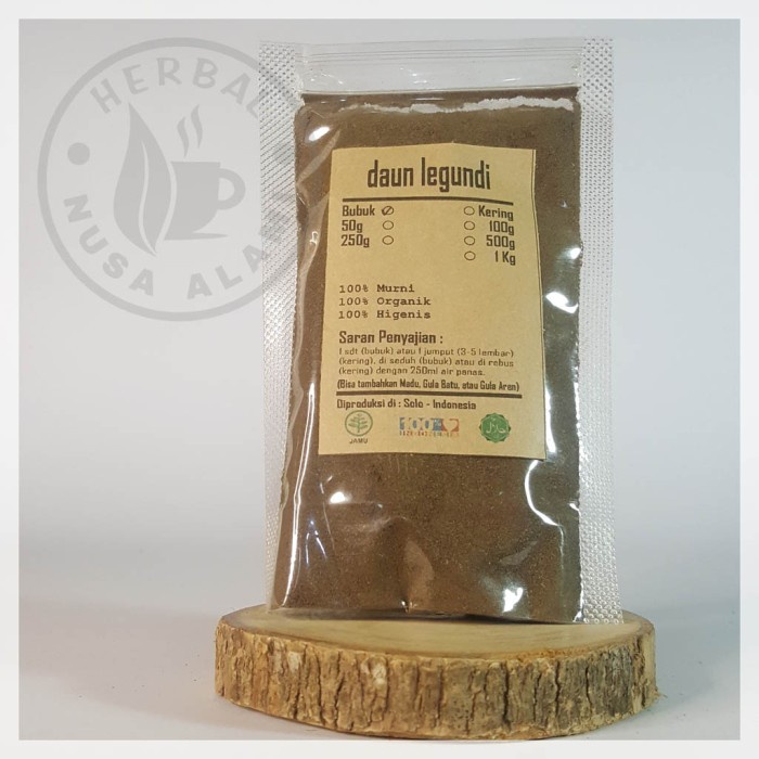 

DAUN LEGUNDI BUBUK | MURNI | Vitex Trifolia 100g