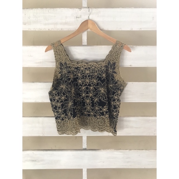 baju atasan tanktop wanita bordir bali