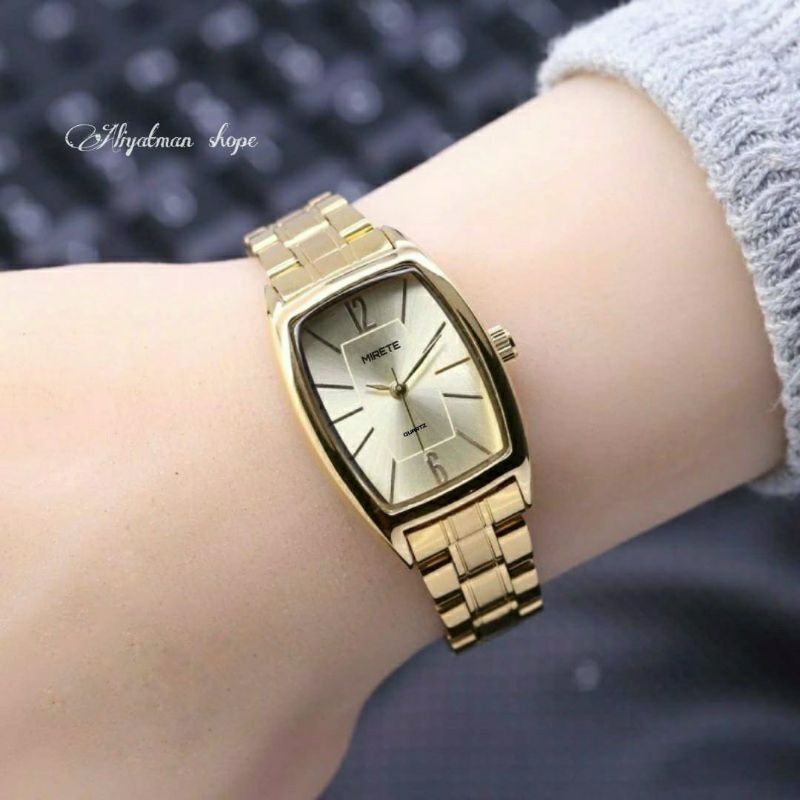 FREE BATRAI JAM TANGAN WANITA RANTAI STAINLIS STEL TAHAN AIR JAM TANGAN KASUAL WANITA MODEL CAPSUL  JAM TANGAN CEWEK ANTI AIR RANTAI ANTI KARAT FREE JAM TANGAN CEWEK TERLARIS MIRETE ORIGINAL