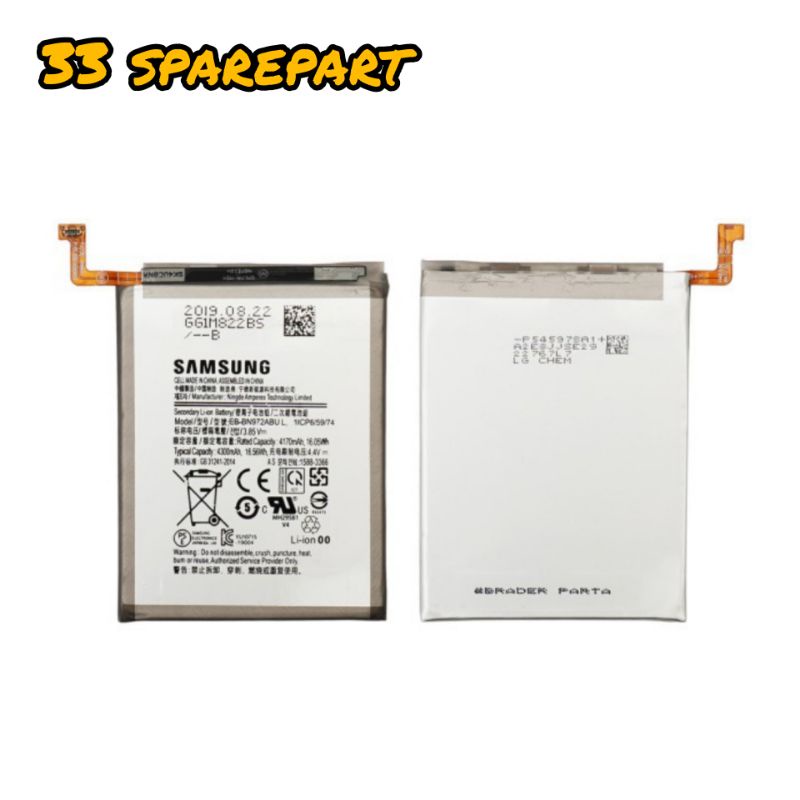 Baterai / batre Samsung galaxy note 10plus / note 10 plus original