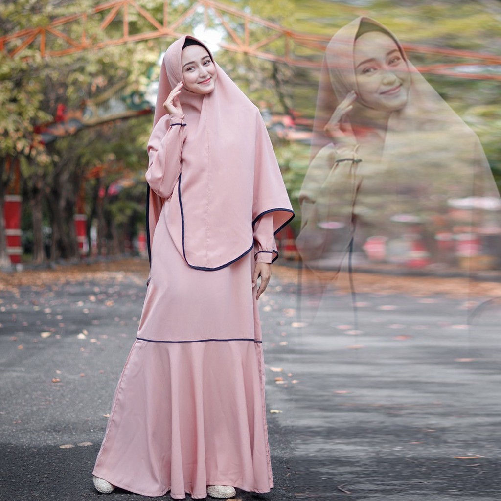 Medina Syar'i set Khimar Gamis Syari