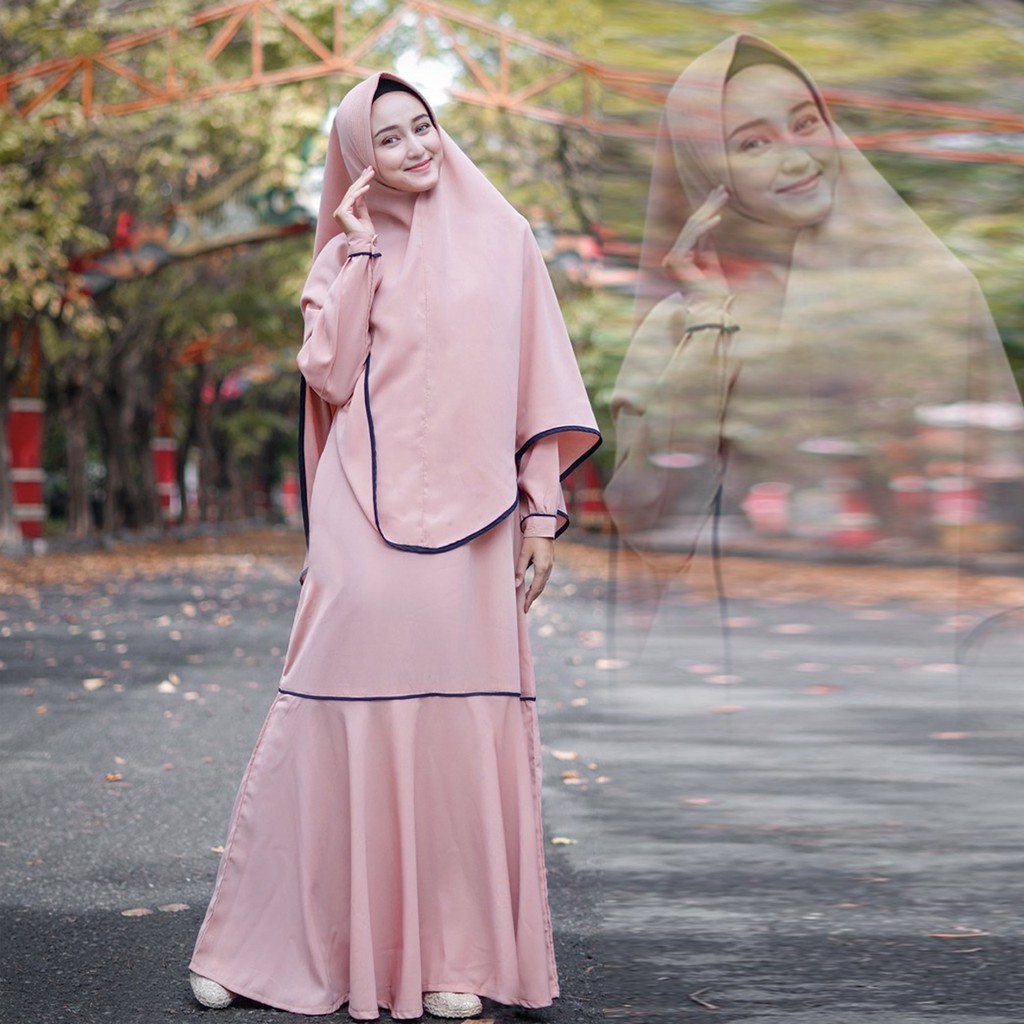 Medina Syar'i set Khimar Gamis Syari