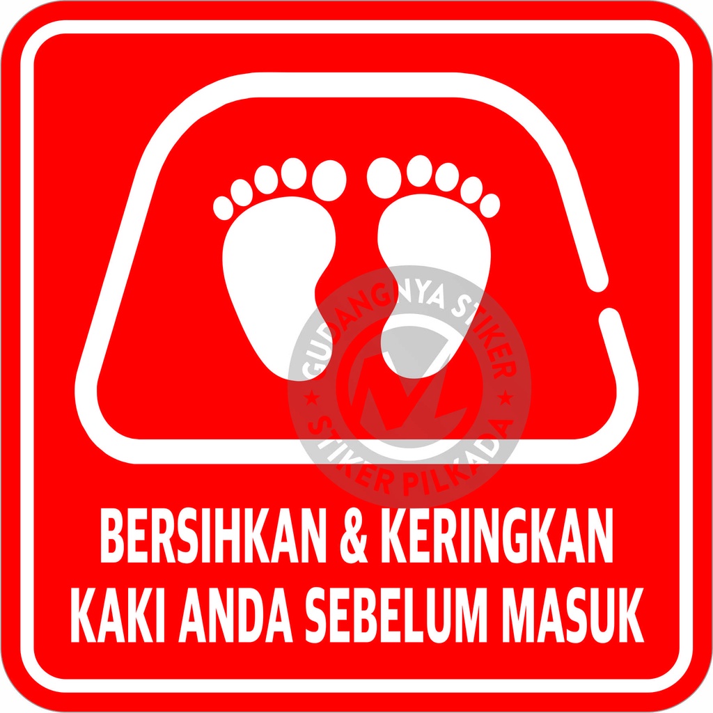 

STIKER VINYL GUNAKAN KESET SEBELUM MASUK
