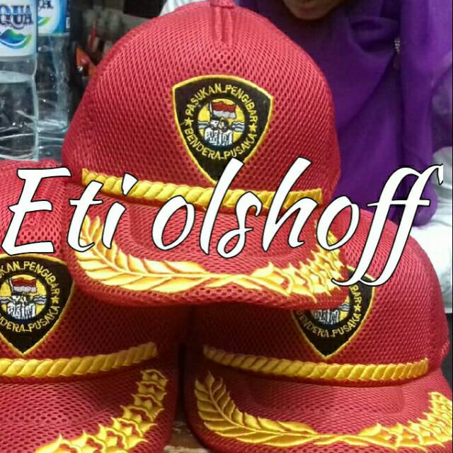 Topi jaring paskibraka & purna paskibraka indonesia