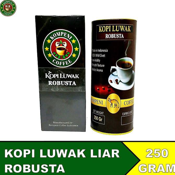 

Kopi Luwak Asli 250Gr (Robusta) - Bubuk Promo