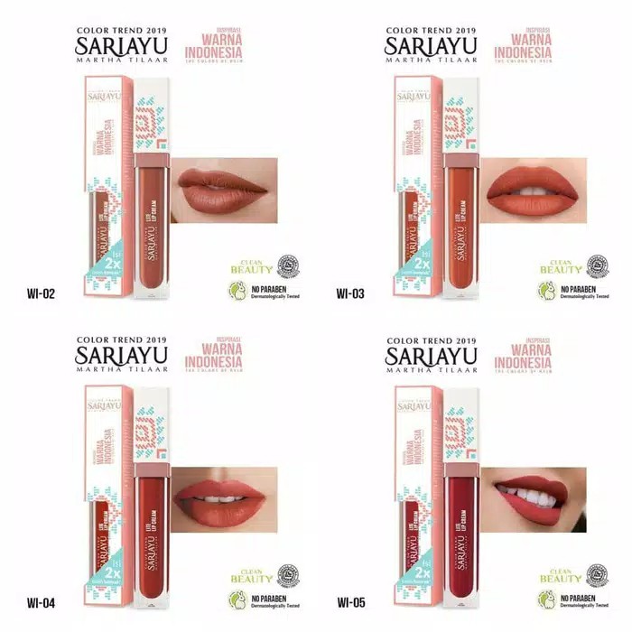 SARIAYU Color Trend 2019 Lite Lip Cream - SARI AYU