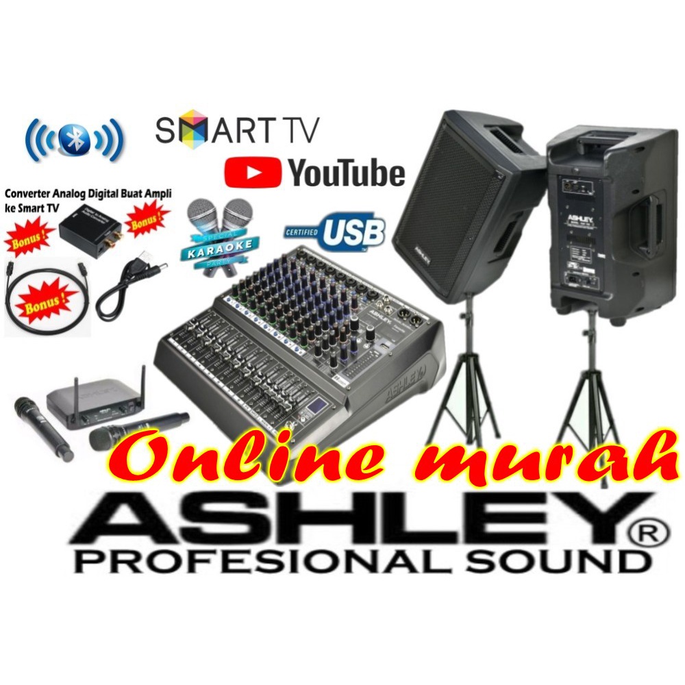 paket sound system ashley hall 10a 10 inch favorite 8 garansi resmi