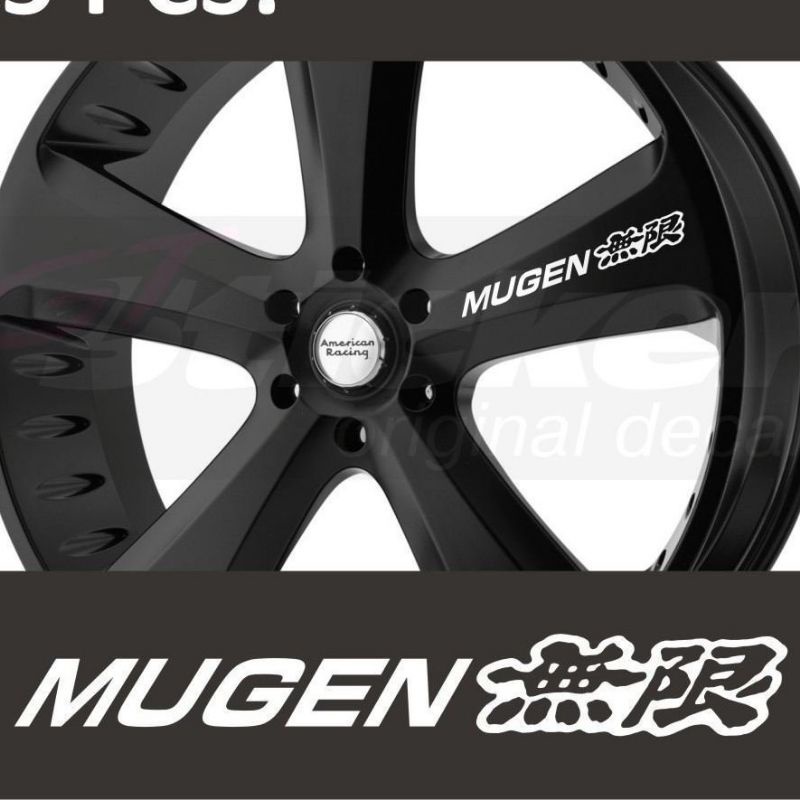 Stiker Velg Mobil Mugen / Stiker Velg Mobil Honda / Stiker Velg Mobil Variasi / Stiker Velg Mobil Ke