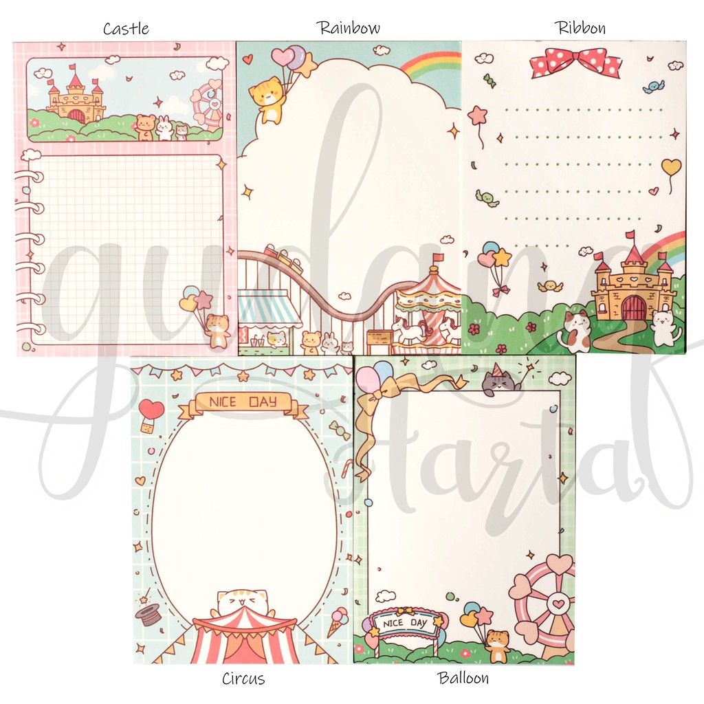 Memo Besar Nice Day Notes Lucu Memo DIY Scrapbook GH 301075