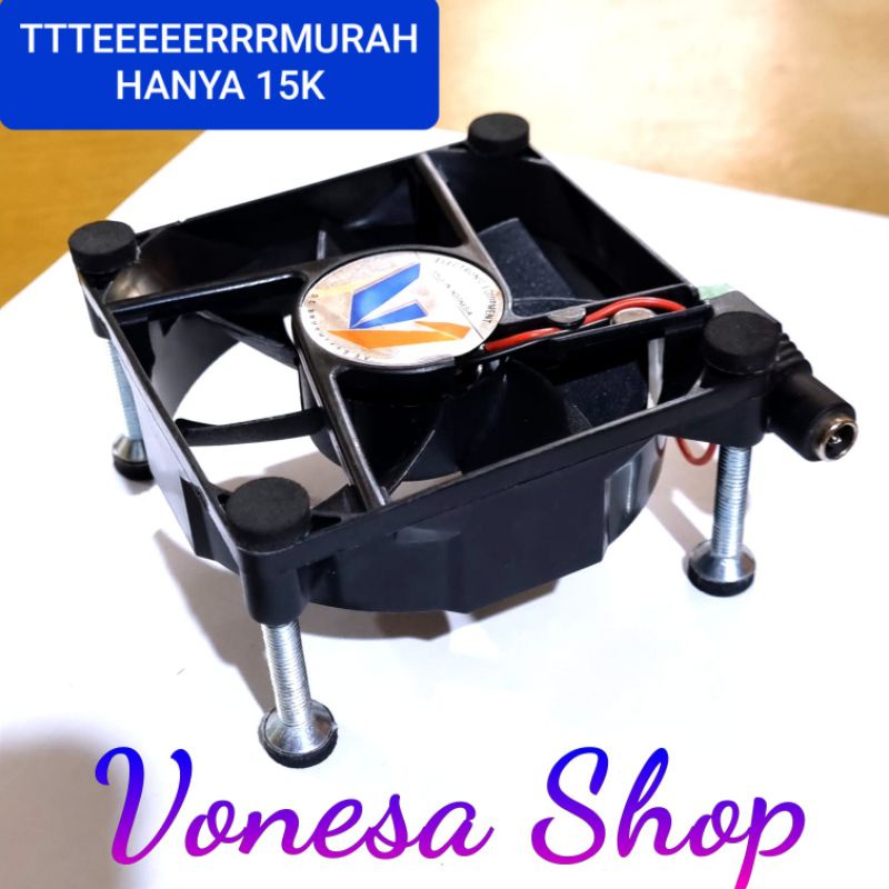 Kipas pendingin stb tv box kipas 8cm 12V 2800RPM Fan cooler stb matrix (dengan atau tanpa adaptor)