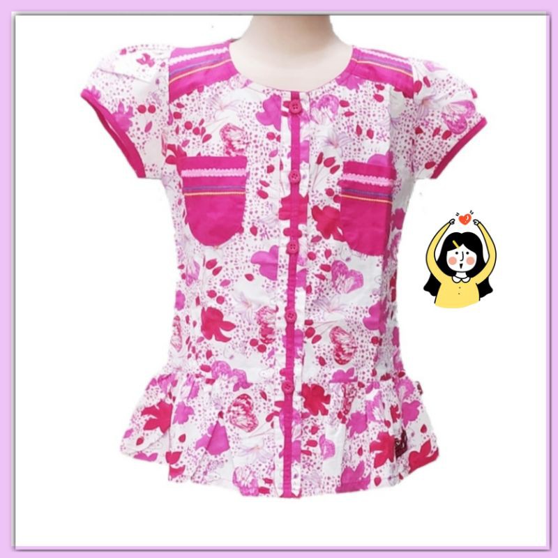 Snoopy blouse anak perempuan 6 thn