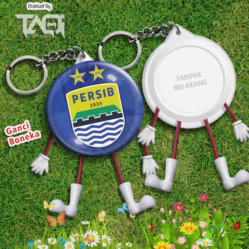 KEYCHAIN FOOTBAL CLUB/ GANTUNGAN KUNCI CLUB SEPAK BOLA/ PERSIB PERSEBAYA PERSIJA AREMA BALI UNITED L
