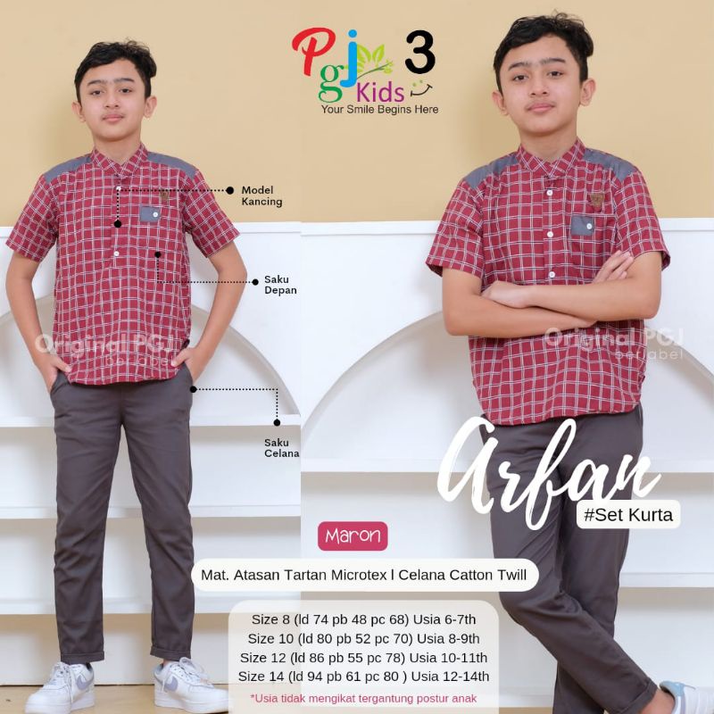 Arfan set kurta