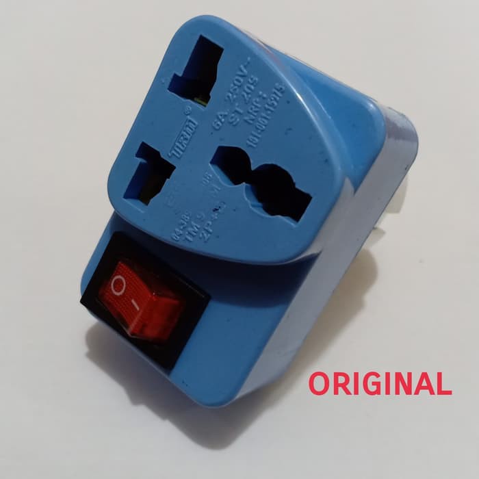 Unik Over steker saklar colokan 3 lubang / colokan listrik stopkontak on of Diskon