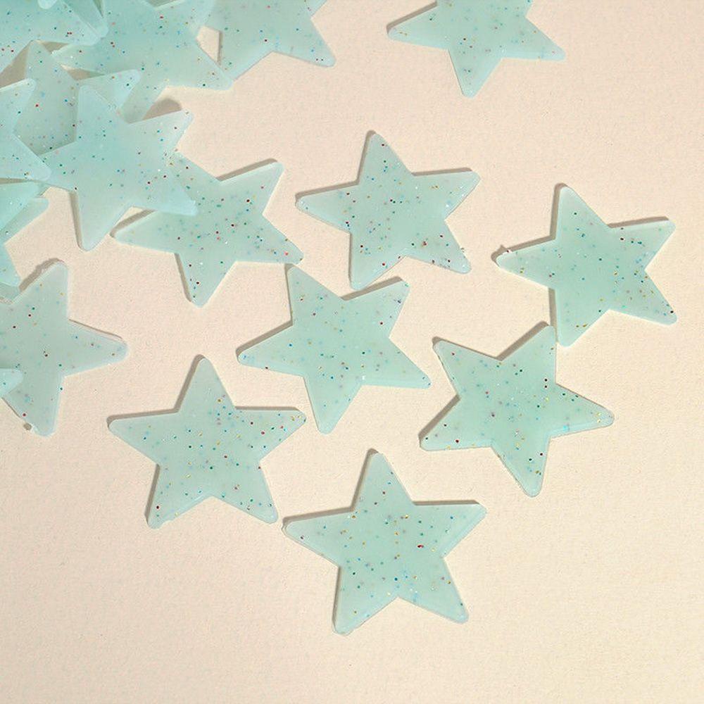 AUGUSTINA Stiker Dinding Plafon Dekorasi Kamar Tidur Glow In The Dark Star and Moon