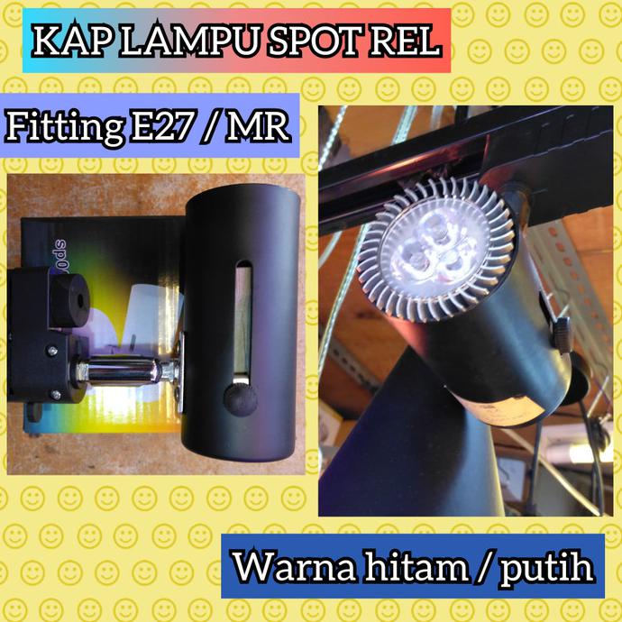 Buruan Kap Lampu Spot Rell Plafon - Spotlight Spot Light Rell - Fitting E27 Limited