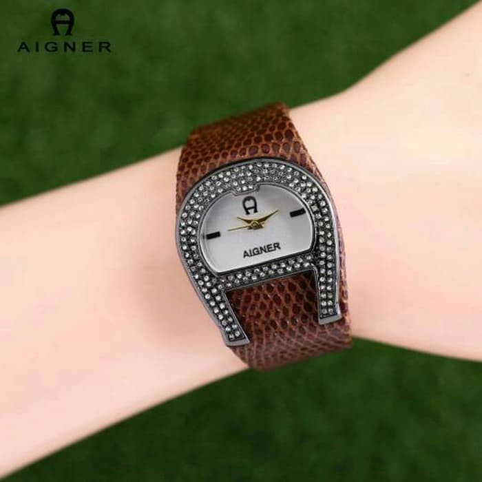 Jam Tangan Aigner Ladies Watch LS1093 - Brown Black