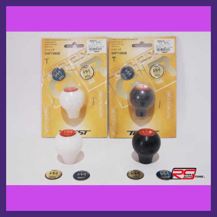 SHIFT KNOB TRUST BULAT, TRANSMISI MANUAL, BAHAN DURACON. RS-AUTOSTORE