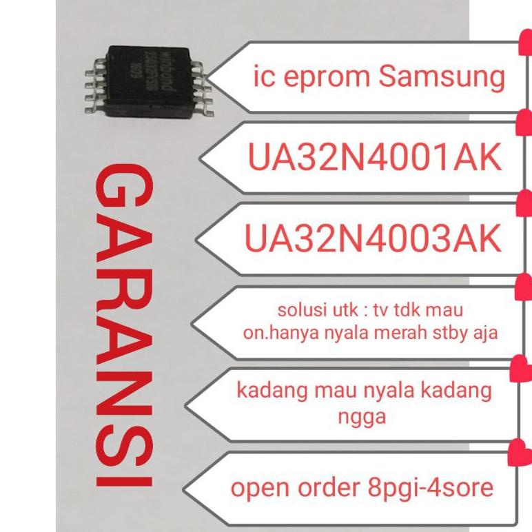 "KKA.20Au22ᴾ" IC EPROM TV LED ,ic eprom tv led Samsung type ua32n4001ak ua32n4003ak