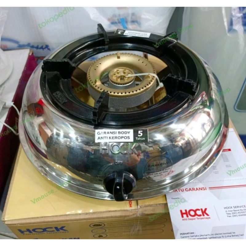 KOMPOR HOCK 1 TUNGKU 120 MG - KOMPOR HOCK 1 MATA - HOCK STAINLESS - KOMPOR HOCK MUTIARA GOLD - KOMPO