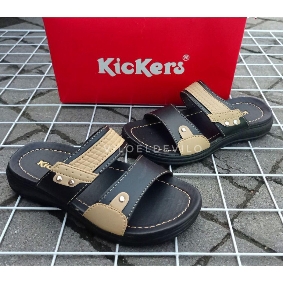 Sandal Anak Laki Laki Kickers Kulit Size 28 - 37 (ANAK KOMBINASI KICKERS)