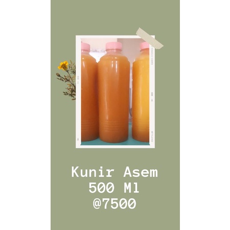 

KUNIR ASEM ASLI ASLI 500 ML