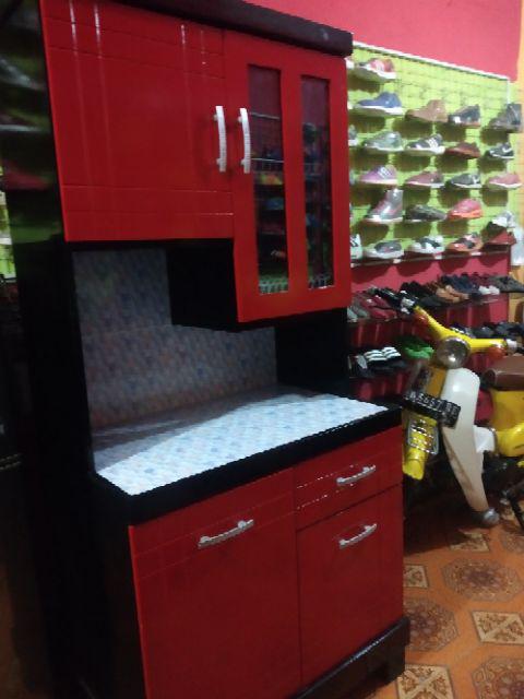 Lemari Dapur 2 Pintu Minimalis Eksklusif  (ketebalan Bahan Full 15mm)