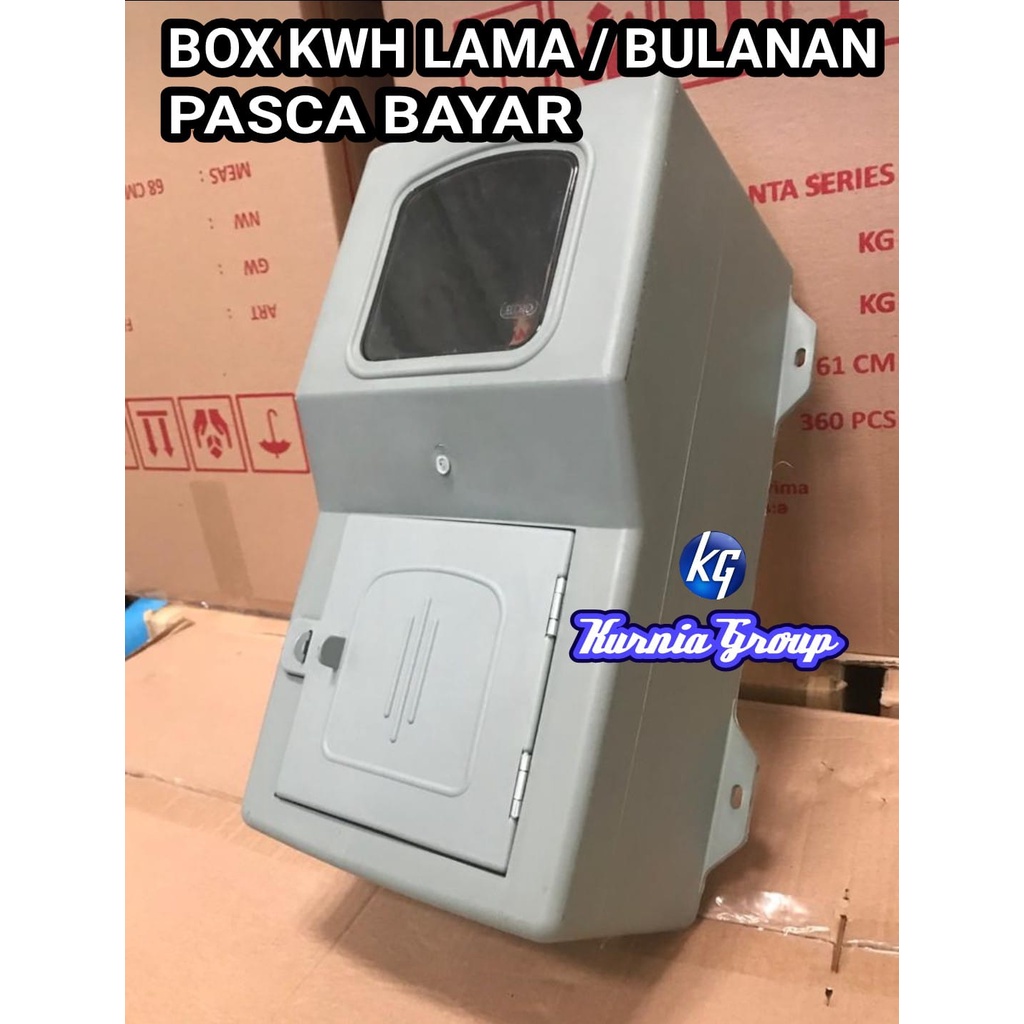 BOX KWH PASCABAYAR MODEL LAMA BOK TUTUP METERAN LISTRIK JADUL BULANAN PASCA BAYAR PELINDUNGA DEBU