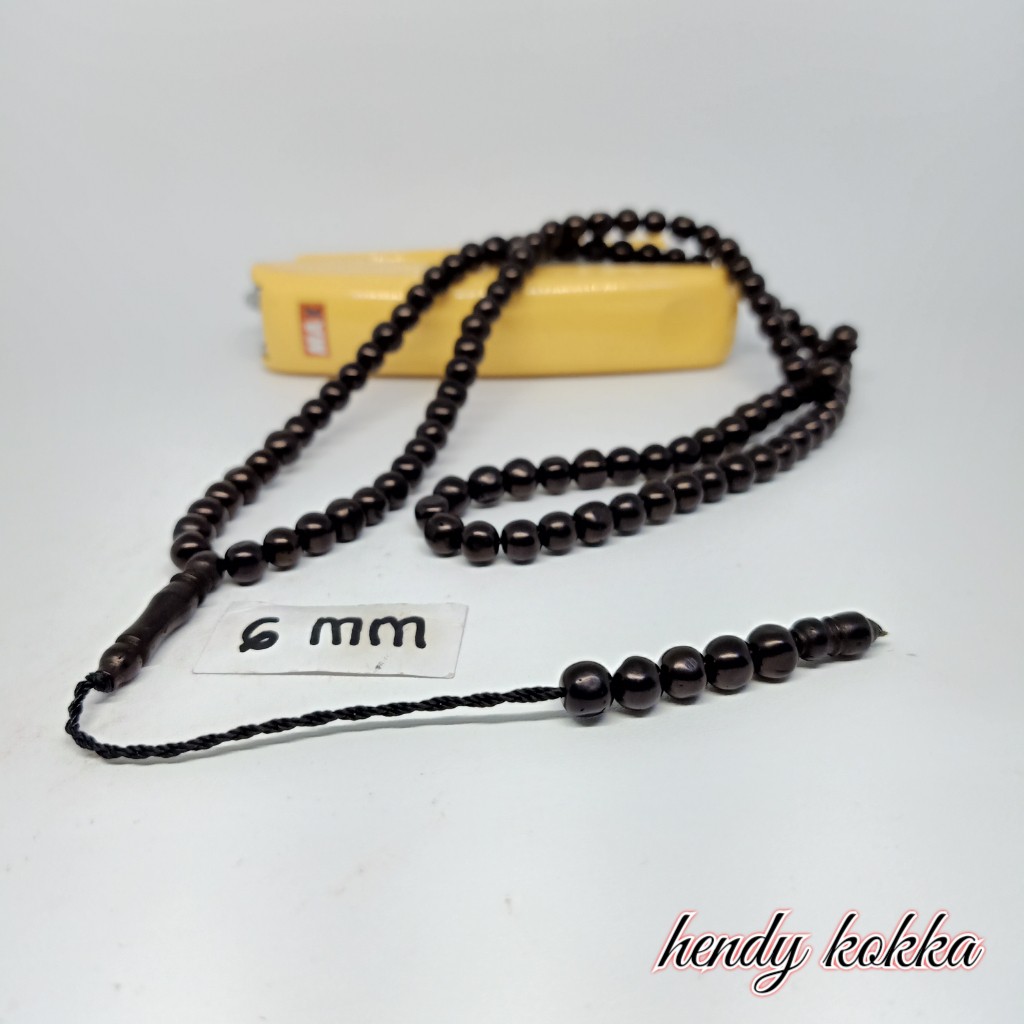 Tasbih kokka kaukah 99 bulir 6 mm bulat c