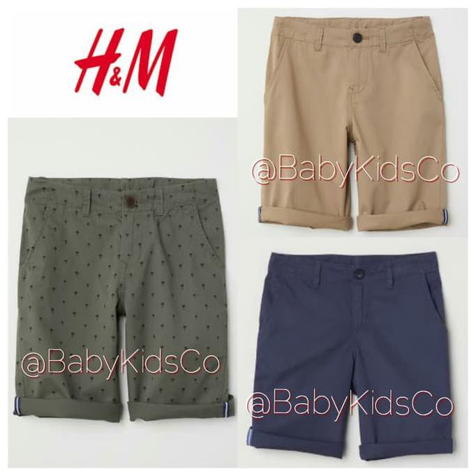 Original H&M Chino Short Pants - Celana Pendek Anak Laki Hnm Chinos Hm
